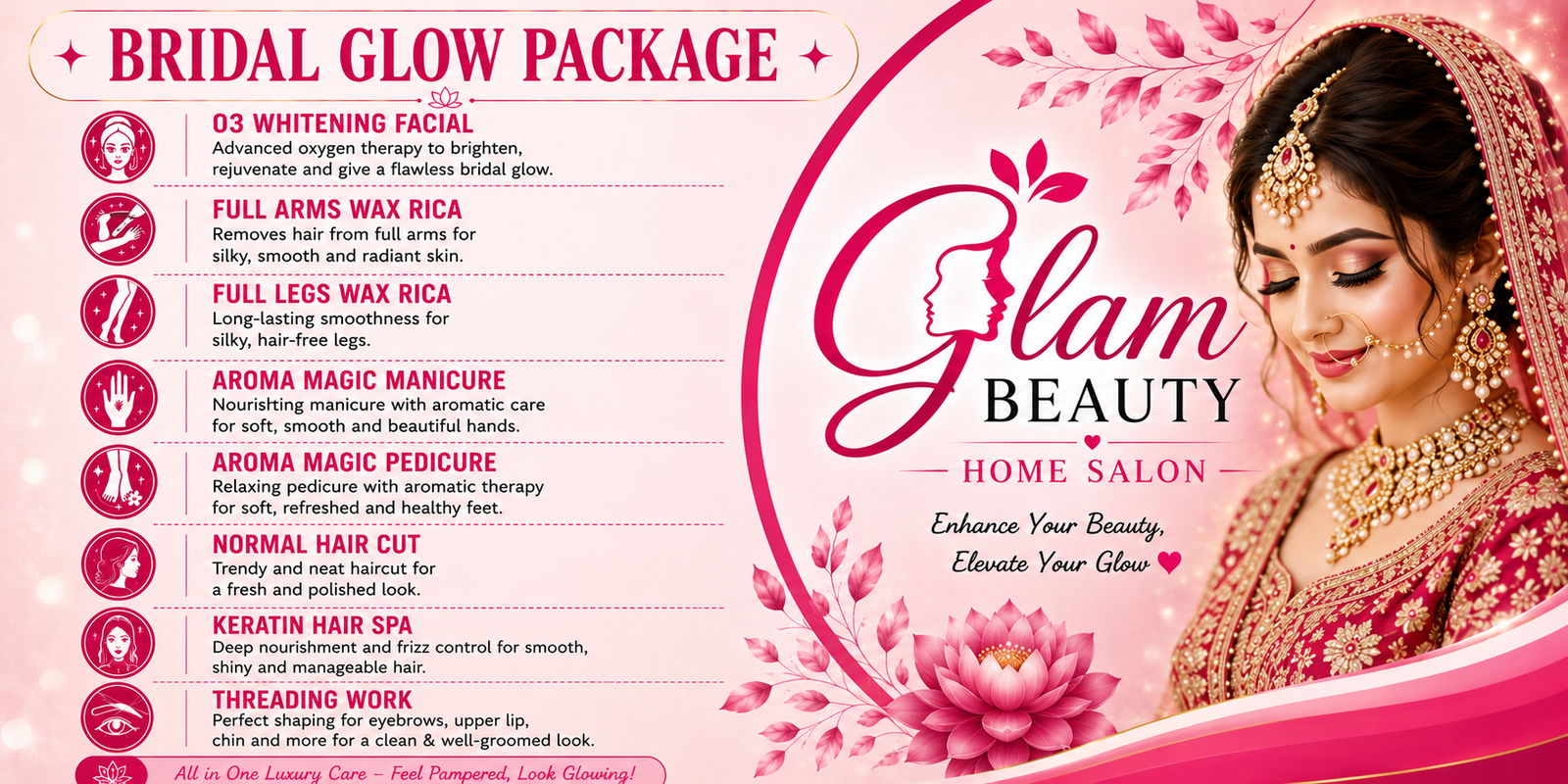 Bridal glow package